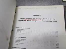 Leyland Leopard Repair Operation Manual -linja-auton korjaamo-ohjekirja englanniksi