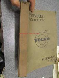 Volvo busschassier B 512-513 reservdelsspecification -varaosanumeroinnit ja (kuvasivut 24 kpl)