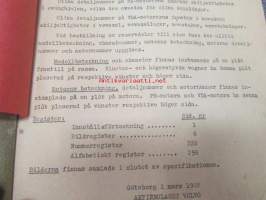 Volvo busschassier B 512-513 reservdelsspecification -varaosanumeroinnit ja (kuvasivut 24 kpl)