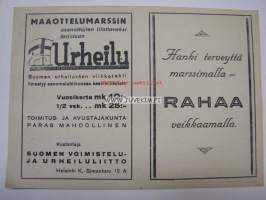 Maaottelumarssikortti 1941
