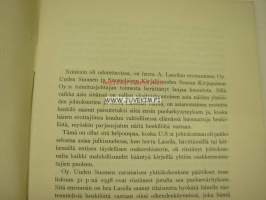 Herra A. Lassilan erottaminen ja oikeudenkäynti häntä vastaan 1938