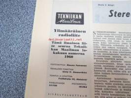 Tekniikan Maailma 1960 ylimääräinen radioliite