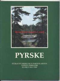 Pyrske - Pääkaupunkiseudun partiolaisten toinen piirileiri elokuussa 1988