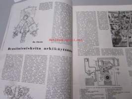 Moottori 1959 nr 3, auto mullistaa Amerikkaa, neljä päivää Leningradissa, lähikuva automyyjästä, aja oikein Helsingissä