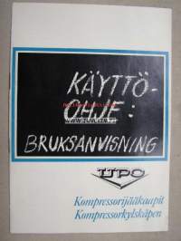 Upo Kompressorijääkaapit -käyttöohje