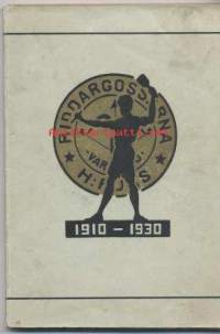 Helsingfors Scoutkår Riddargossarna 1910-1930, minnesskrift