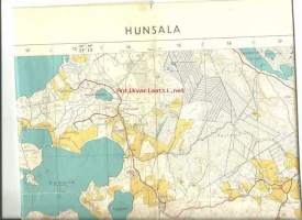 Hunsala - 2042 05  Peruskartta 1 : 20 000  kartta