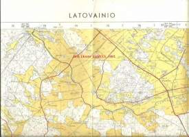 Latovainio - 2113 05  Peruskartta 1 : 20 000  kartta