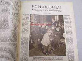 Suomen Kuvalehti 1955 nr 7, Edvin Laine lähikuvassa, Suomen Scotland Yard - keskusrikospoliisi