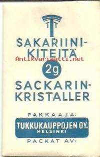 Sakariinikiteitä 2 g, täysi tuotepakkaus