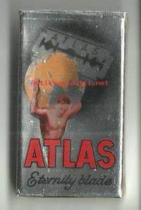 Atlas- avaamaton tuotepakkaus sisällä 5 kpl  partateräkääre