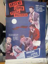 Arsene Lupin puijaa poliiseja -elokuvajuliste