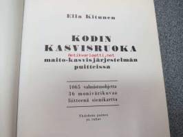 Kodin kasvisruoka maito-kasvisjärjestelmän puitteissa