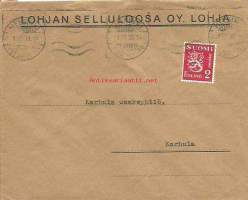 Lohjan Selluloosa Oy 1938    firmakuori