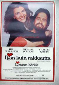 Ihan kuin rakkautta 1980 Pääosissa: Jill Clayburgh , Michael Douglas , Charles Grodin Ohjaus: Claudia Weill   -elokuvajuliste