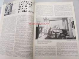 Eeva 1965 nr 6, (kansikuva Max Jakobsonin perhe - Marilyn, Ralph, Linda ja David), Helvi Hämäläinen, muutto yli Atlantin - Max Jakobson, Kauko Helovirta, Turun