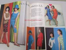 Eeva 1965 nr 6, (kansikuva Max Jakobsonin perhe - Marilyn, Ralph, Linda ja David), Helvi Hämäläinen, muutto yli Atlantin - Max Jakobson, Kauko Helovirta, Turun