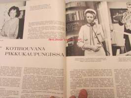Eeva 1965 nr 9, (kansikuva Hilkka Korhonen), Anita Välkki, elämäni Picasson kanssa osa 3, Nina Terno, näin asuu arkkitehtiperhe - Toivo ja Hilkka Korhonen