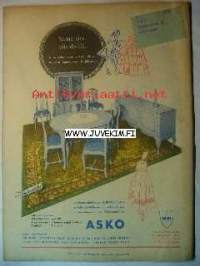 Kotiliesi 1949 nr 23  joulukuu. Vuoden 949 joululeivonnaisia, lahjavinkkejä, ajankuvaa ja mainoksia. Takasivulla Askon mainos.