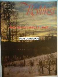 Kotiliesi 1949 nr 21 Marraskuu. Takakannessa värikäs Jalostajan hillo - ja mehumainos. Vuoden 1949 joululahjavinkkejä. Mary Olki opettaa neulomaan kirjosukkia.