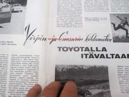 Automies 1966 nr 3 sis. mm; Toyota Crown, Raimo Koponen - Viensuu,  Mätäsvaara ja Terhi 4, Toyta pakettiautot, Citroën tekniikkaa 1966, Virpi Miettinen ja Ceasar