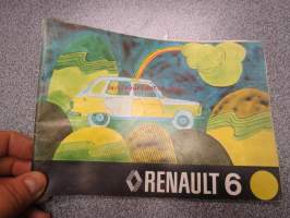 Renault 6 -käyttöohjekirja