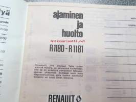 Renault 6 -käyttöohjekirja