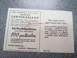 Nasta(-lehti) lentosarja nr 31 Boeing B-47 Stratojet -keräilykuva