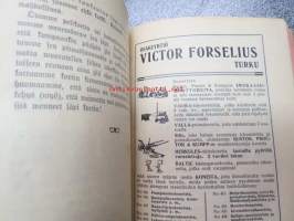 Turun Lehden kalenteri w. 1910 -lehden tilaajille ennen joulua jaettu kirja