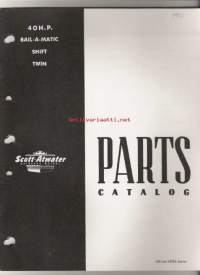 Scott - Atwater parts catalog  40 hp  ( perämoottori )