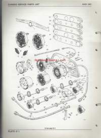 Chassis service pats list BMC - Austin - Morris WE K 240 / WE K 300