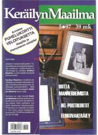 Keräilyn Maailma  1997 nr 5 - IKL postikortit, elokuvakeräily, Heikki Häiväoja, Mannerheim
