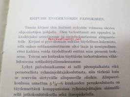 Ryhmänjohtaja - aliupseerin oppikirja 1940