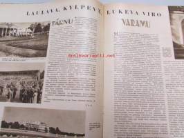 Suomen Kuvalehti 1939 nr 29, (kansikuva: Harmajan edustalla Kansainvälisten 6 m luokan purjeveneiden Kultapokaalikilpailu), suomalaisella laivalla yli Atlantin,