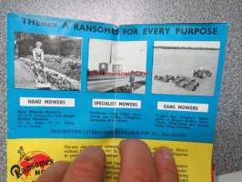 Ransomes Motor Mowers 1960 -myyntiesite