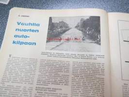 Taitaja 1961 nr 6, seinälle käännettävä pöytä, ilmojen aristokraatteja: Avro 504, Taitajan sisällysluettelo 1961. Nuoren Taitajan askartelusivut: runsaasti