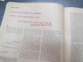 Taitaja 1961 nr 6, seinälle käännettävä pöytä, ilmojen aristokraatteja: Avro 504, Taitajan sisällysluettelo 1961. Nuoren Taitajan askartelusivut: runsaasti