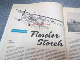 Taitaja 1966 nr 1, ilmojen aristokraatti: Fieseler Storch, harrasteena pienoislaivat.  Ostaisinko kameran , vuoden -66 mallistoa esitellään. Nypläystyynyn