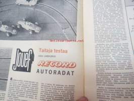 Taitaja 1965 nr 2, Taitaja testaa Record autoradat, Taitaja testaa Skil-Snap-lock, ilmojen aristokraatteja Brewster model 239. Teko-ohjeita:  köysirata, testissä