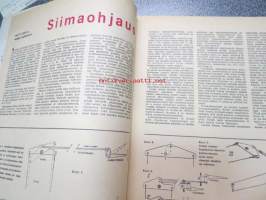 Taitaja 1965 nr 1  Siimaohjaus, oikea antenni DX-kuunteluun, Bristol Blenheim  Liidokki Ogar. tavaraveturi 1846. Työntökärryt teko-ohje. Polkupyörän peräkärry