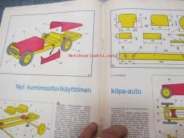 Taitaja 1964 nr 2   P 51 Mustang  Pienoispurjevene Vlatava , sinkkausliitos, höyläpenkki , pyörivä varastohylly