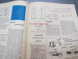 Taitaja 1964 nr 2   P 51 Mustang  Pienoispurjevene Vlatava , sinkkausliitos, höyläpenkki , pyörivä varastohylly