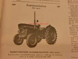 Koneviesti 1968 / 17, sis,mm - Eho ruisku.Koetusselostus Massey-Ferguson 135 Diesel.Koeajo Renault 16 TS. ym