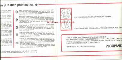Postipankki Kultapossukerho - Lukujärjestys