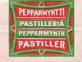 Pepparmyntti pastilleriä - makeiskääre