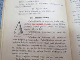 Maatalousmittausoppi kansakoulun jatkokursseja, kansanopistoja, maanviljelys- japuutarhakouluja sekä itseopiskelua varten