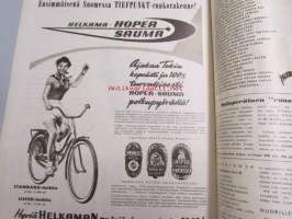 Suomen Kuvalehti 1955 nr 12,  Ellinor Ivalo, Toivo Takki, Kuula, Sailo, Tuomi, Merikanto - taiteilijoita toisessa polvessa. Miltä tuntuu syntyä kuuluisan isän