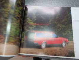 Volvo 240 -myyntiesite, ruotsinkielinen