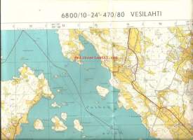 Vesilahti  - 2123 04 Peruskartta 1 : 20 000  kartta