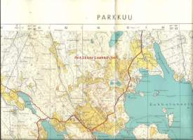 Parkkuu  - 2124 09 Peruskartta 1 : 20 000  kartta